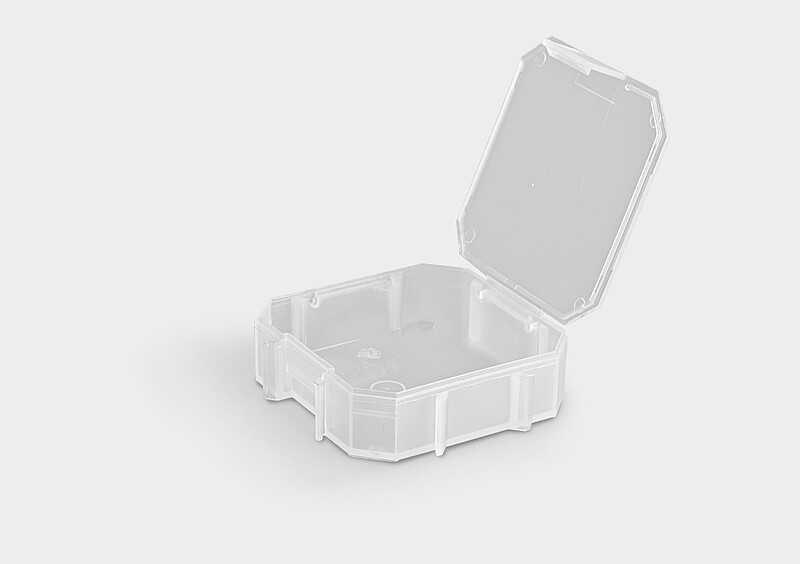 InsertBox Connect: Plastic Box with or without center post - rose plastic