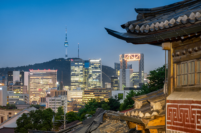 [Translate to Korean:] View on Bucheon City, Sudogwon, the Seoul Capital Area.